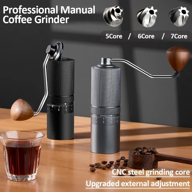 New Manual Coffee Grinder 5/6/7 Core Professional